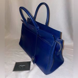 Authentic Navy Blue YSL Sac Riv Gauche
